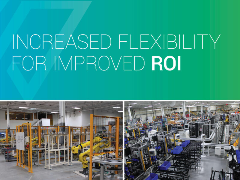 Flexible Tech-Trak® Conveyor Systems improve your ROI.